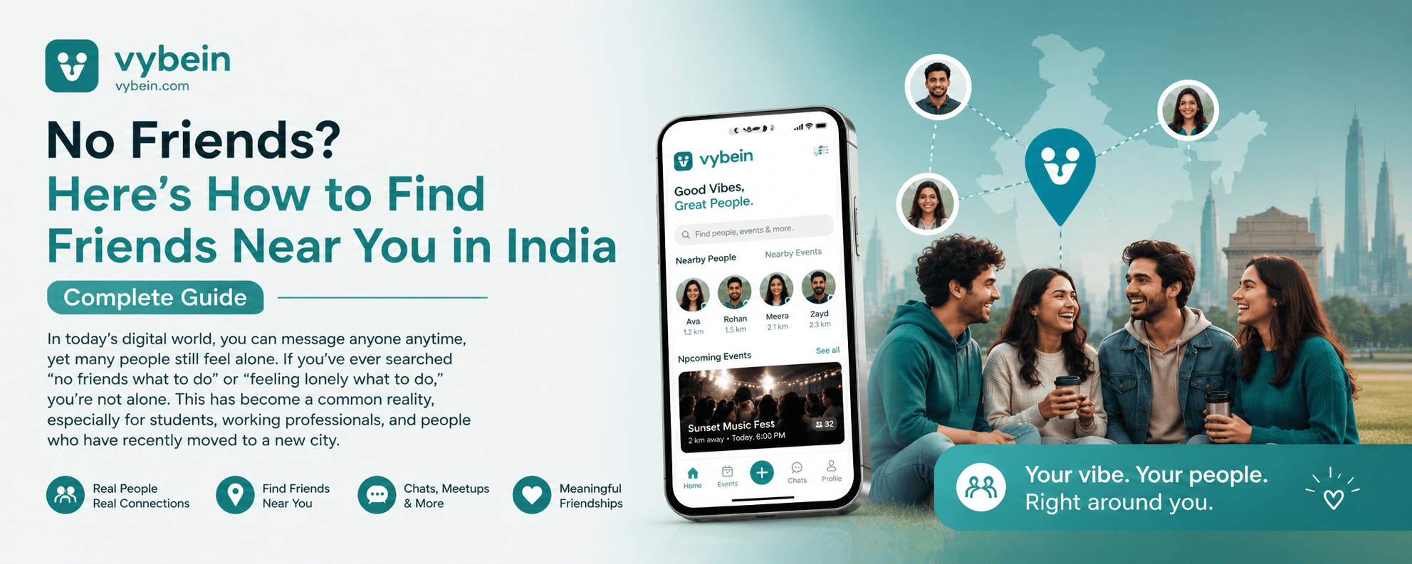 No Friends? Here’s How to Find Friends Near You in India (Complete Guide)