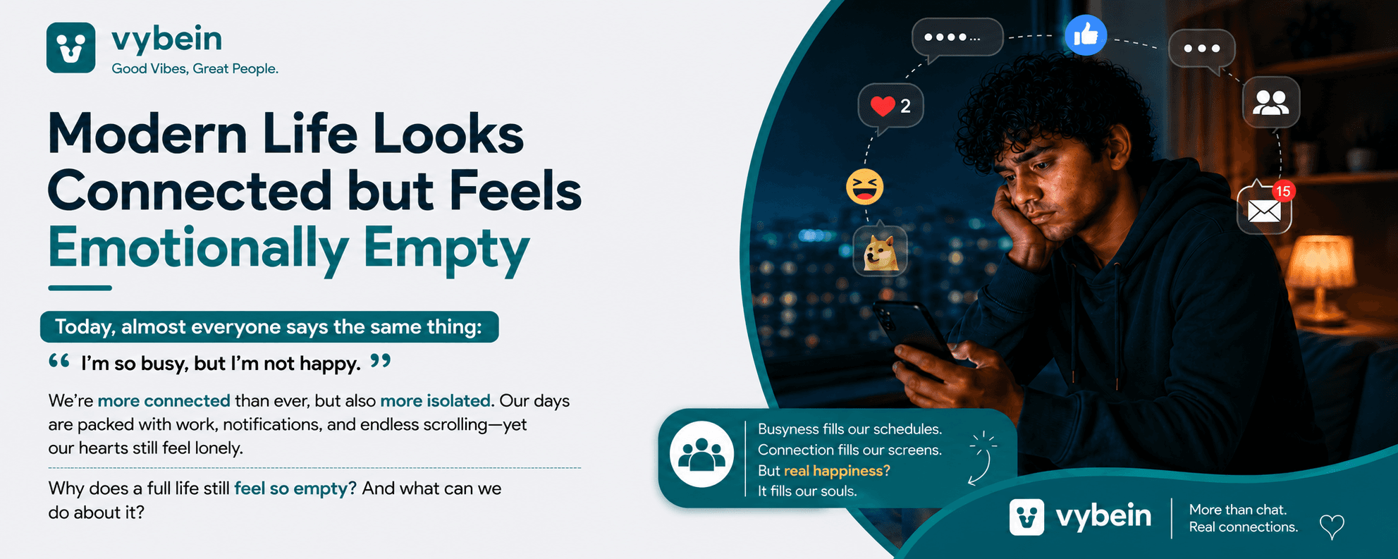 Why Everyone Feels “Busy” But Emotionally Unhappy Today